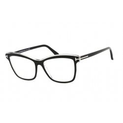   Tom Ford FT5619-B szemüvegkeret csillógó fekete / Clear lencsék női