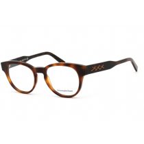   Ermenegildo Zegna EZ5174 szemüvegkeret sötét barna / Clear lencsék férfi