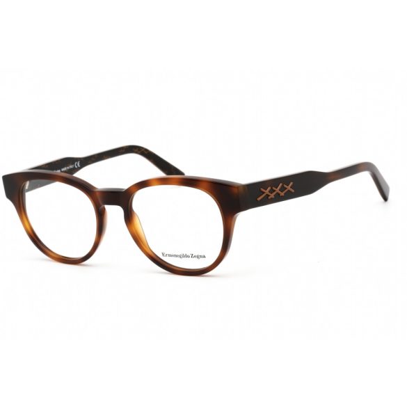 Ermenegildo Zegna EZ5174 szemüvegkeret sötét barna / Clear lencsék férfi