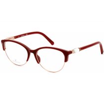   Swarovski SK5338 szemüvegkeret piros/csillógó rózsa arany / Clear demo lencsék női
