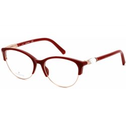   Swarovski SK5338 szemüvegkeret piros/csillógó rózsa arany / Clear demo lencsék női
