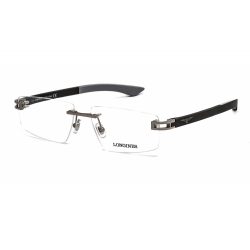   Longines LG5007-H szemüvegkeret csillógó világos ruténium / Clear lencsék férfi