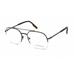   Ermenegildo Zegna EZ5184 szemüvegkeret csillógó Anthracite / Clear lencsék férfi