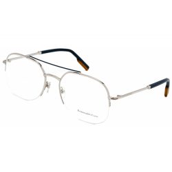   Ermenegildo Zegna EZ5184 szemüvegkeret csillógó Palladium ezüst / Clear lencsék férfi