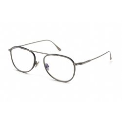   Tom Ford FT5691-B szemüvegkeret csillógó sötét ruténium / Clear lencsék férfi