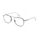   Tom Ford FT5691-B szemüvegkeret csillógó Clear ruténium / lencsék férfi