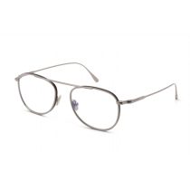   Tom Ford FT5691-B szemüvegkeret csillógó Clear ruténium / lencsék férfi