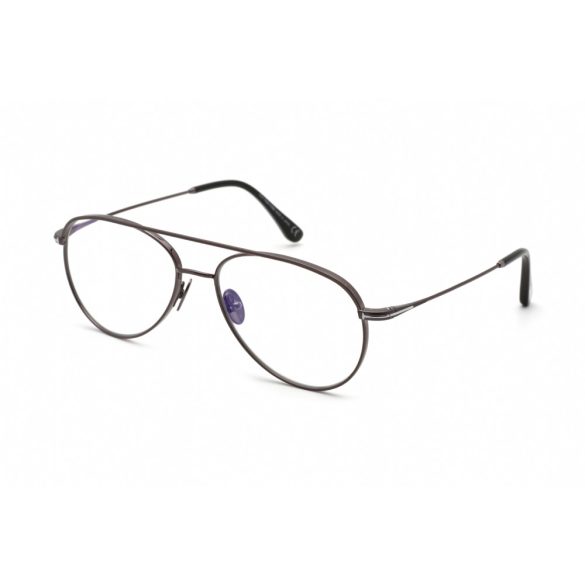 Tom Ford FT5693-B szemüvegkeret csillógó szürke / Clear lencsék férfi