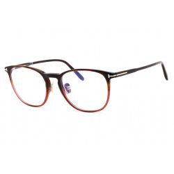   Tom Ford FT5700-B szemüvegkeret csillógó bordó / Clear lencsék Unisex férfi női