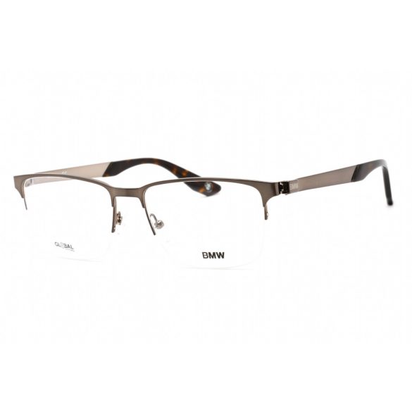 BMW BW5001-H szemüvegkeret csillógó szürke/clear demo lencsék férfi