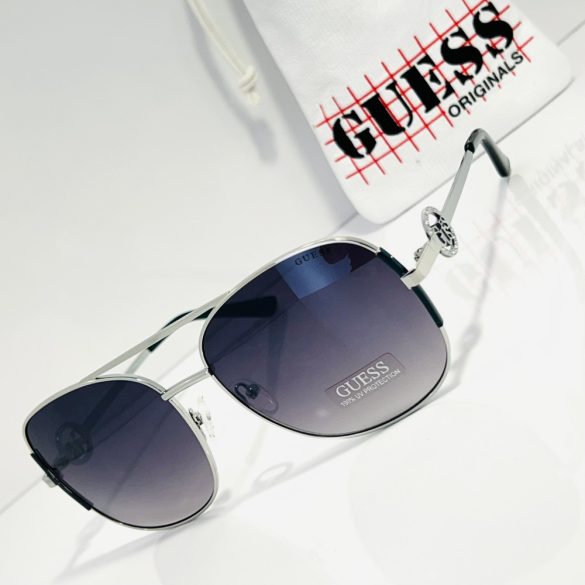 Guess Factory GF6127 napszemüveg csillógó világos Nickeltin / füstszürke Mirror női