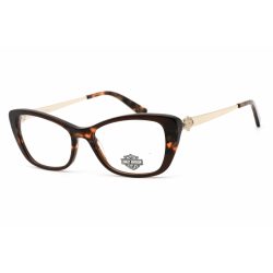   Harley Davidson HD0557 szemüvegkeret sötét barna/másik / clear demo lencsék női