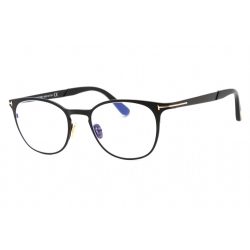   Tom Ford FT5732-B szemüvegkeret matt fekete/Clear/kék-világos blokk lencsék Unisex férfi női
