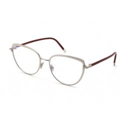   Tom Ford FT5741-B szemüvegkeret csillógó Palladium / Clear lencsék női