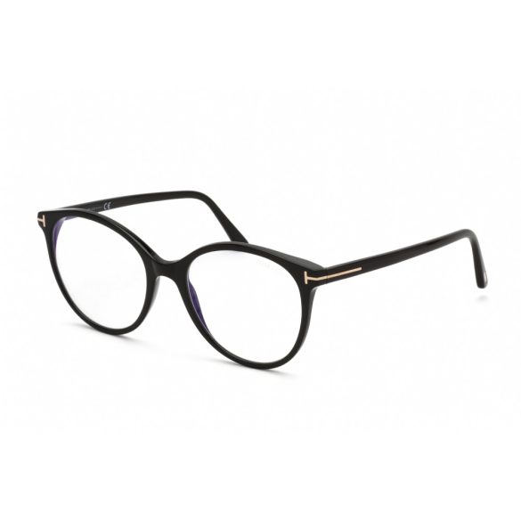 Tom Ford FT5742-B szemüvegkeret csillógó fekete / Clear lencsék női