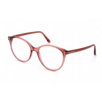   Tom Ford FT5742-B szemüvegkeret csillógó rózsaszín / Clear lencsék női