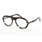   Tom Ford FT5756-B szemüvegkeret barna/másik / Clear/kék blokk lencsék férfi