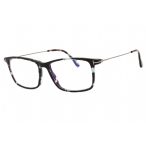   Tom Ford FT5758-B szemüvegkeret Colored barna/Clear/kék-világos blokk lencsék férfi