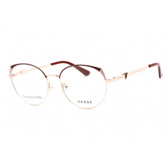Guess GU2867 szemüvegkeret csillógó bordó / Clear lencsék női
