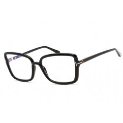   Tom Ford FT5813-B szemüvegkeret csillógó fekete / Clear lencsék női