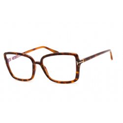  Tom Ford FT5813-B szemüvegkeret csillógó Vintage barna / Clear lencsék női