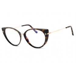   Tom Ford FT5815-B szemüvegkeret sötét barna / Clear lencsék Unisex férfi női