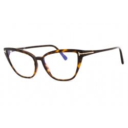   Tom Ford FT5825-B szemüvegkeret sötét barna / Clear lencsék női
