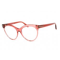   Tom Ford FT5827-B szemüvegkeret csillógó átlátszó rózsa / Clear lencsék női