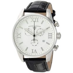   Swiss Legend férfi Quartz óra karóra bőr szíj SL-22011-02-BLK /dsl