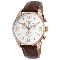   Swiss Legend férfi Quartz óra karóra bőr szíj SL-22011-RG-02-BRN /dsl