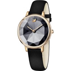   Swarovski köves Lake rózsa arany fekete óra karóra 5416009 /dsl