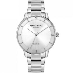   Kenneth Cole férfi óra karóra, ezüst nemesacél, 43mm, KC50857002A /dsl