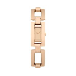   Karen Millen női Quartz óra karóra rózsa arany számlap kijelző és nemesacél Karkötő KM121RGM /dsl