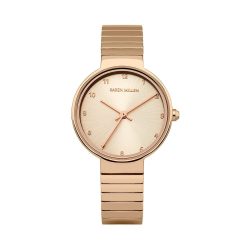   Karen Millen női Quartz óra karóra rózsa arany számlap kijelző és nemesacél Karkötő KM131RGM /dsl
