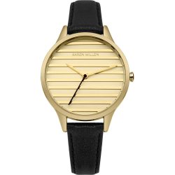 Karen Millen női Quartz óra karóra bőr szíj KM161B /dsl