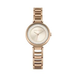   Karen Millen női klasszikus Quartz óra karóra nemesacél szíj KM169RGM /dsl