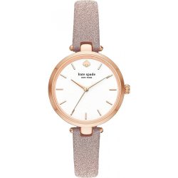   Kate Spade női Holland rózsa arany óra karóra csillogós bőr szíj KSW9042 /dsl