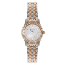   Rotary női két tónusú nemesacél Karkötő Quartz óra karóra LB02572/01S. /dsl
