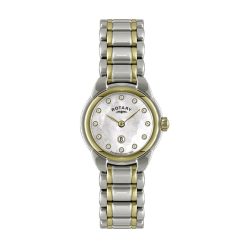   Rotary női két tónusú nemesacél Karkötő Quartz óra karóra LB02602/41L. /dsl