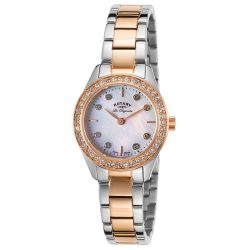   Rotary női két tónusú nemesacél Karkötő Swiss Quartz óra karóra LB90013/41. /dsl