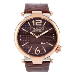   MULCO férfi Couture vékony analóg kijelző Swiss Quartz barna óra karóra MW5-3183-033 /dsl
