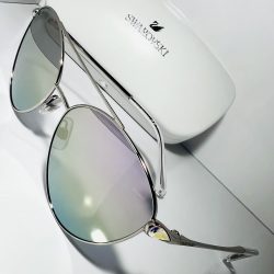   Swarovski napszemüveg SK0286 16Z 58 női ezüst /kampmir0227