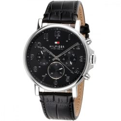 Tommy Hilfiger férfi fekete óra karóra /kamppsc