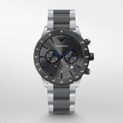 Emporio Armani férfi ezüst óra karóra /kamppsc