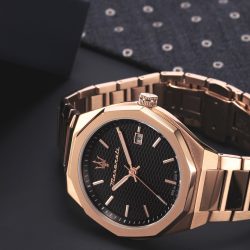 MASERATI férfi rózsaarany óra karóra /kamppsc