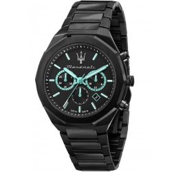 MASERATI férfi fekete óra karóra R8873644001 /kamppsc