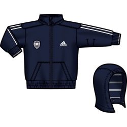   Adidas fiú kék kabát, dzseki kabát 68 P90793 /kamplvm Várható érkezés: 07.10