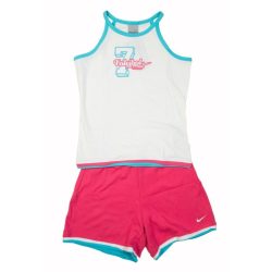   Nike lány fehér, rózsaszín altéta, nadrág szett XL (158-170 cm) 423570/101 /kamplvm Várható érkezés: 06.15