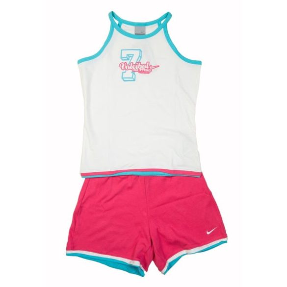 Nike lány fehér, rózsaszín altéta, nadrág szett XL (158-170 cm) 423570/101 /kamplvm Várható érkezés: 03.10