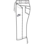   Nike női fehér nadrág, térdnadrág XS/34 218746/100 /kamplvm Várható érkezés: 03.10